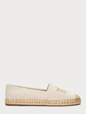 Espadryle Lauren Ralph Lauren beżowy