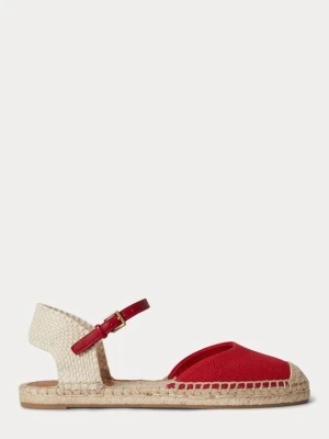 Espadryle Lauren Ralph Lauren czerwony