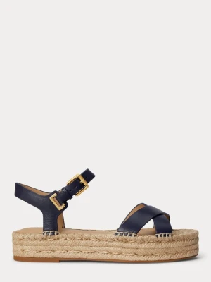 Espadryle Lauren Ralph Lauren granatowy