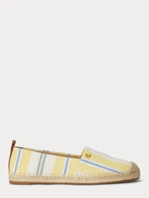 Espadryle Lauren Ralph Lauren żółty