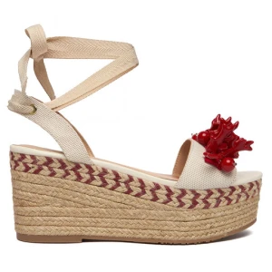 Espadryle Liu Jo Bali 02 SA6085 T6948 Kremowy