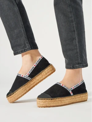 Espadryle LOVE MOSCHINO JA10553G0IIG0000 Czarny