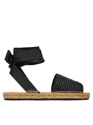 Espadryle LOVE MOSCHINO JA16222G0OJR100A Czarny