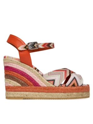 Espadryle M Missoni Carmen MWB011_002 Pomarańczowy