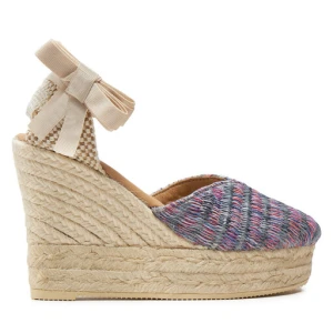 Espadryle Manebi Acapulco Heart-Shaped Wedge Espadrilles G 0.6 WH Różowy