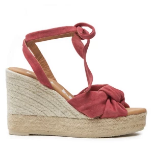 Espadryle Manebi Hamptons Wedge Espadrilles With Knot W 1.5 WS Bordowy