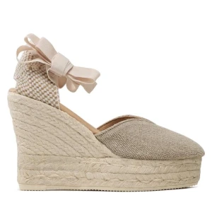 Espadryle Manebi Heart-Shaped Wedge Espadrilles O 7.1 WH Beżowy