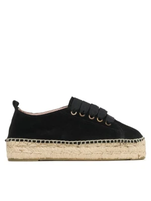 Espadryle Manebi Lace-Up Espadrilles K 1.0 E0 Czarny
