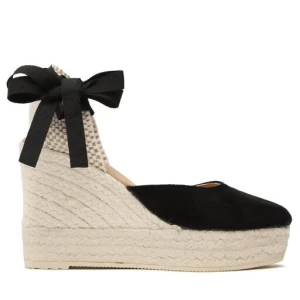 Espadryle Manebi Wedge Espadrilles K 1.0 WV Czarny