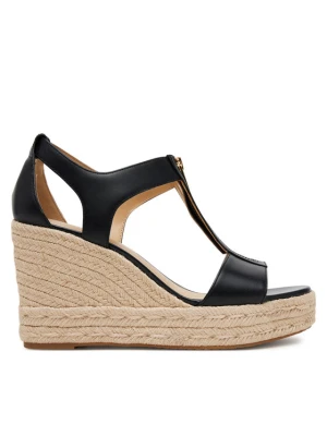 Espadryle MICHAEL Michael Kors Barkley Leather 40R4BRMS1L Czarny