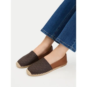 Espadryle MICHAEL Michael Kors Kenze 40R6KZFP1B Brązowy