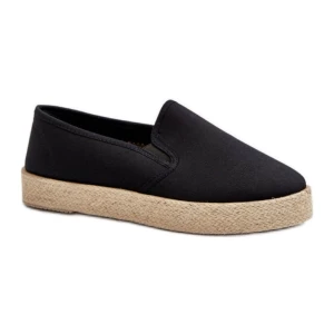 Espadryle Model 24TX02-7698 Black czarne Inna marka