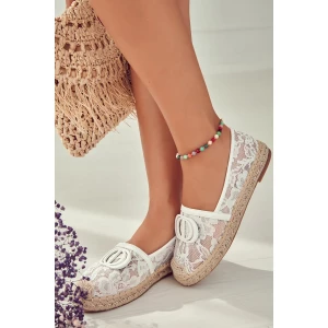 Espadryle Model Summer Dream GG-52 White - Step in style białe