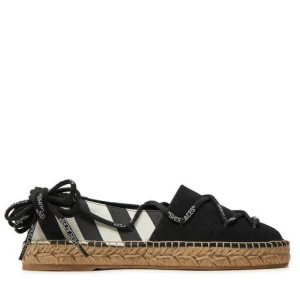 Espadryle Off-White OWIB002R21FAB0016110 Czarny