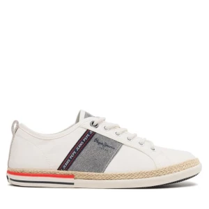 Espadryle Pepe Jeans Maoui Tape PMS30917 Biały