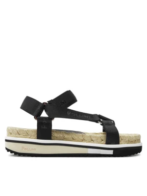 Espadryle Pollini SA16655G0ITV0000 Czarny
