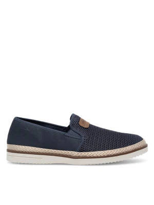 Espadryle Rieker B2366-14 Niebieski