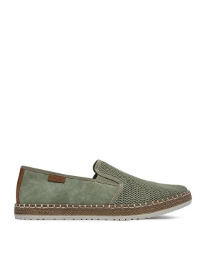 Espadryle Rieker CEO-B5265-52 Zielony jasny