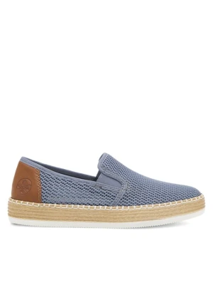 Espadryle Rieker L7873-12 Niebieski