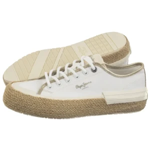 Espadryle Samoi Mix White PLS30595 800 (PE8-a) Pepe Jeans