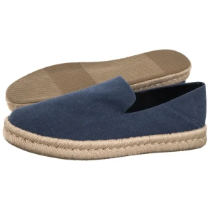 Espadryle Santiago Natural Navy Recycled Cotton Canvas 10019868 (TS58-b) Toms