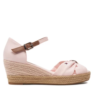 Espadryle Tommy Hilfiger Basic Open Toe Mid Wedge FW0FW04785 Różowy