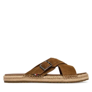 Espadryle Tommy Hilfiger Buckle Flexible Sandals FM0FM05772 Brązowy