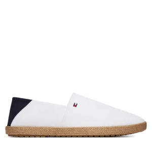 Espadryle Tommy Hilfiger Core Hilfiger Espadrille Textile FM0FM05792 Biały