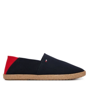 Espadryle Tommy Hilfiger Core Hilfiger Espadrille Textile FM0FM05792 Granatowy