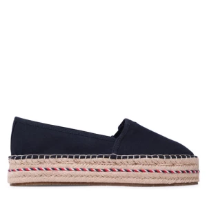 Espadryle Tommy Hilfiger Embroidered Flatform FW0FW07014 Granatowy