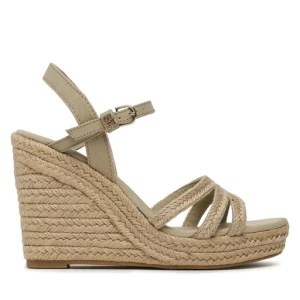 Espadryle Tommy Hilfiger Essential Basic Wedge Sandal FW0FW07220 Beżowy