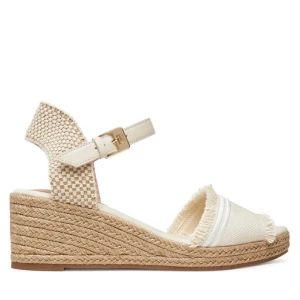 Espadryle Tommy Hilfiger Fringe Canvas Medium Wedge FW0FW08879 Beżowy