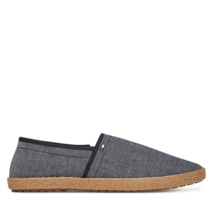 Espadryle Tommy Hilfiger Hilfiger Chambray Espadrille FM0FM05391 Niebieski