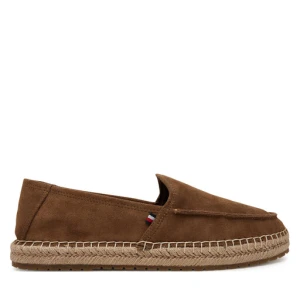 Espadryle Tommy Hilfiger Hilfiger Flex Espa Suede Loafer FM0FM05392 Brązowy