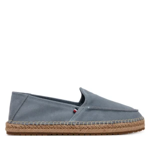 Espadryle Tommy Hilfiger Hilfiger Flex Espa Suede Loafer FM0FM05392 Szary