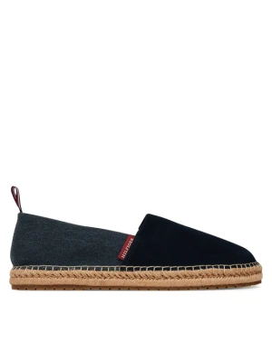 Espadryle Tommy Hilfiger Hilfiger Flex Mix Espadrille FM0FM05497 Granatowy
