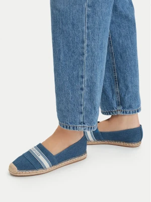 Espadryle Tommy Hilfiger Hilfiger Webbing Espadrille FW0FW09334 Niebieski