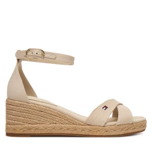 Zdjęcie produktu Espadryle Tommy Hilfiger Mid Wedge Espad X Cross FW0FW09332 Beżowy