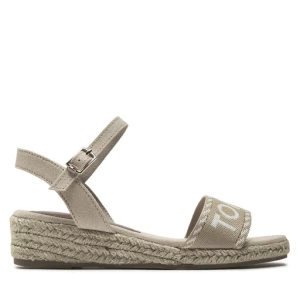 Espadryle Tommy Hilfiger Rope Wedge Sandal T3A7-33287-0890 M Beżowy