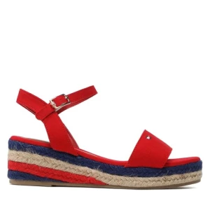 Espadryle Tommy Hilfiger Rope Wedge T3A7-32778-0048 M Red 300