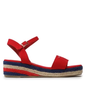 Espadryle Tommy Hilfiger Rope Wedge T3A7-32778-0048300 S Red 300