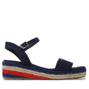 Espadryle Tommy Hilfiger Rope Wedge T3A7-32778-0048800 S Blue 800
