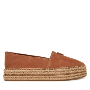Espadryle Tommy Hilfiger Suede Platform Espadrille FW0FW08586 Brązowy