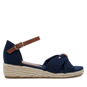 Espadryle Tommy Hilfiger T3A7-33801-0048 M Granatowy