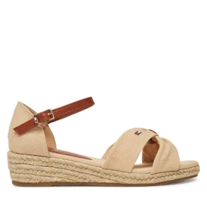 Espadryle Tommy Hilfiger T3A7-33801-0048 S Beżowy