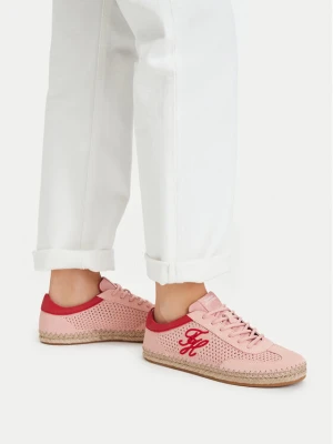 Espadryle Tommy Hilfiger Th Heritage Rope Sneaker FW0FW09406 Różowy