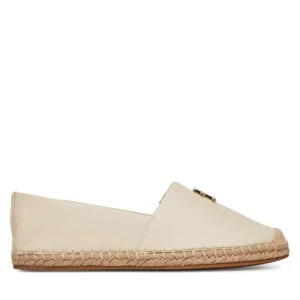 Espadryle Tommy Hilfiger Th Logo Leather Espadrille FW0FW08540 Beżowy