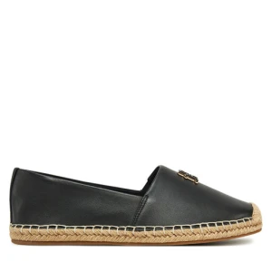 Espadryle Tommy Hilfiger Th Logo Leather Espadrille FW0FW08540 Czarny