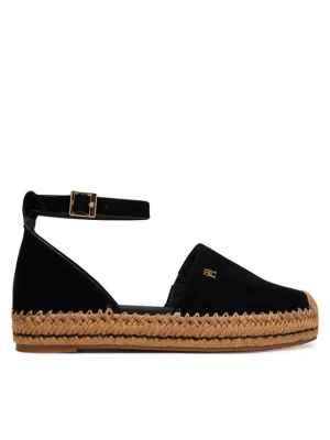 Espadryle Tommy Hilfiger Th Platform Espad Suede Strap FW0FW09144 Czarny