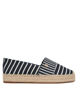 Espadryle Tommy Hilfiger Th Platform Espadrille Stripes FW0FW09143 Granatowy